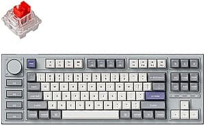 Tastatura gaming Keychron Q3 Pro Silver Grey
