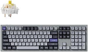 Tastatura gaming Keychron Q6 Pro Silver Grey