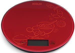 Cantar de bucatarie Muhler KSC-2026R Red