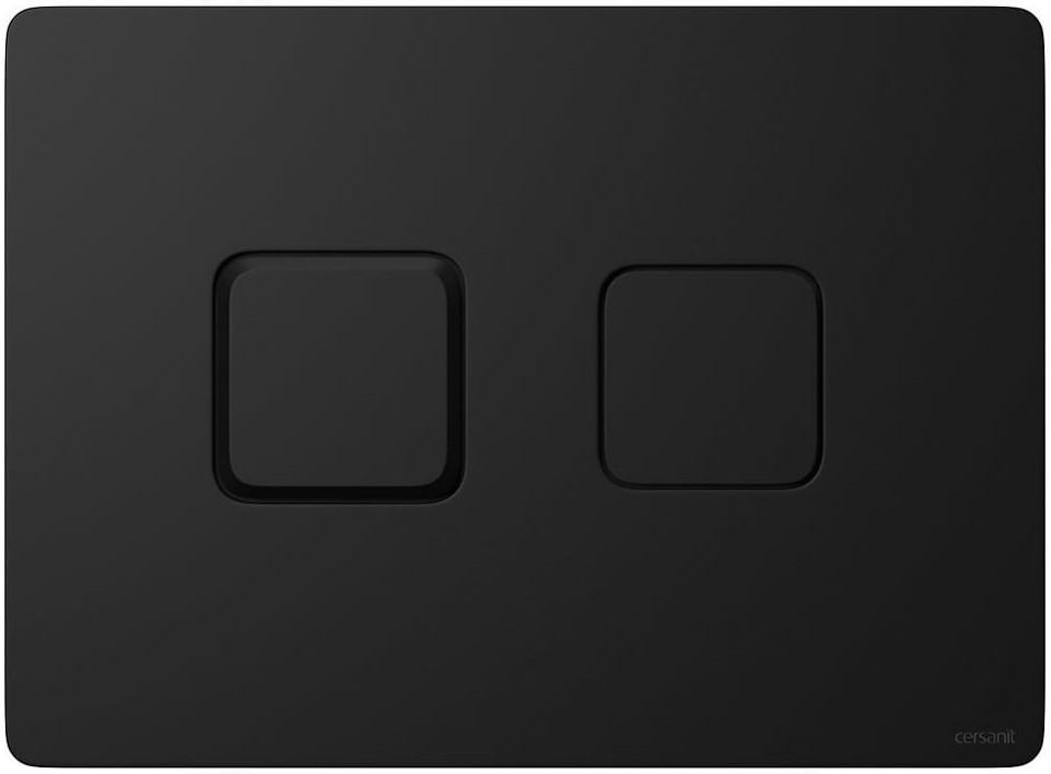 Клавиша смыва Cersanit Accento Square Black