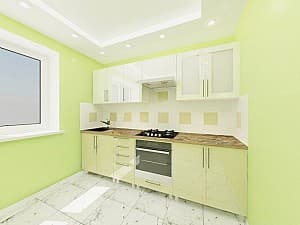 Set mobila bucatarie PS Iulia 2.6m Cream/White