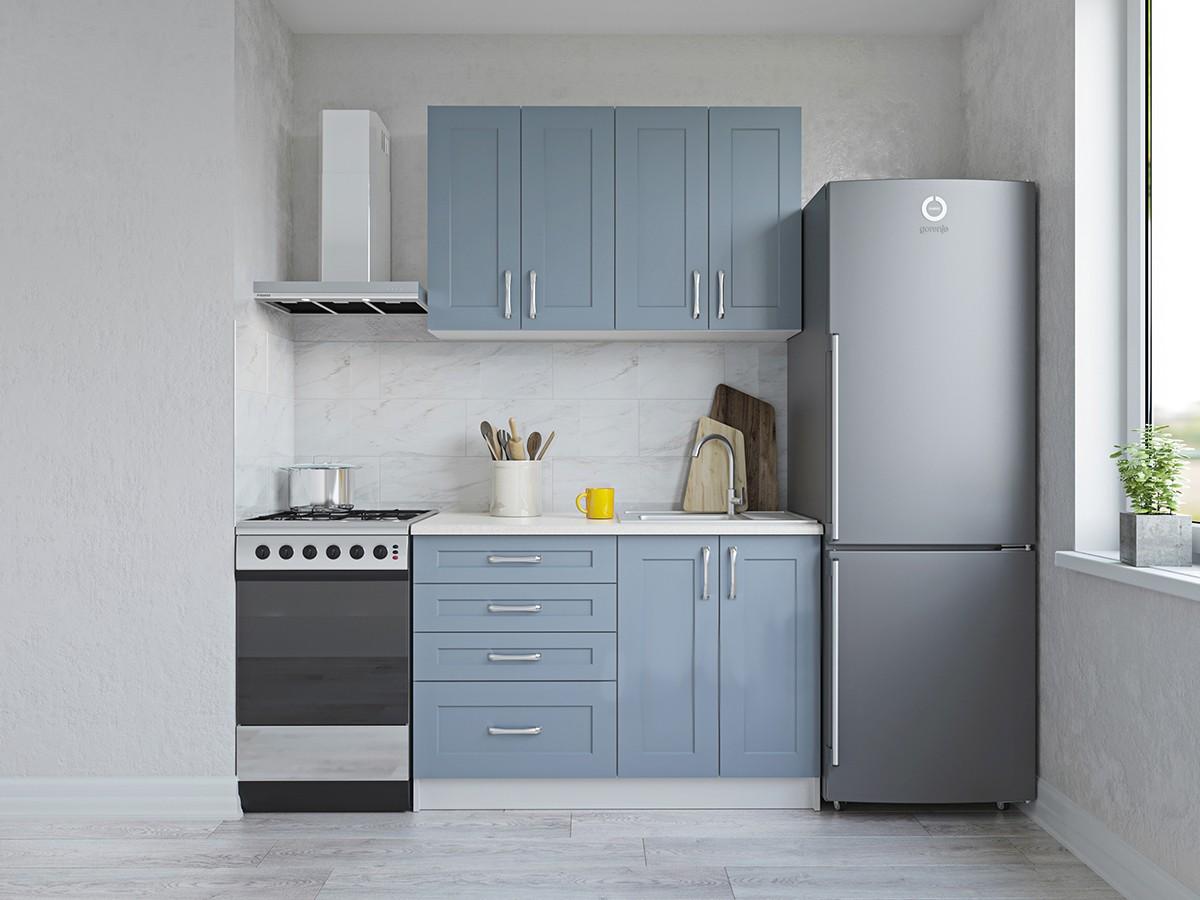 Set mobila bucatarie Confort-NV Rich 1.2 m Pastel Blue