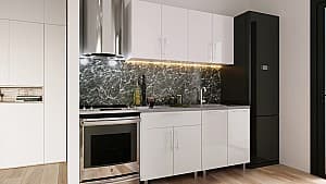 Set mobila bucatarie PS Mini (High Gloss) 1.6 m White