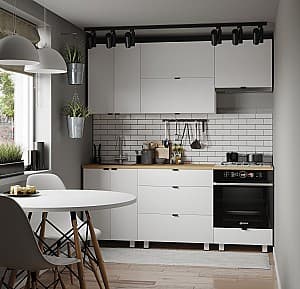 Кухонный гарнитур Fabrik Home Como MDF 2000 мм White mat