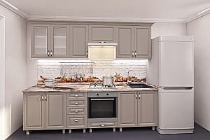 Set mobila bucatarie PS Iulia MDF 2.6 m stejar concordia