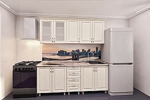 Set mobila bucatarie PS Lena MDF 1.6 m alebastr