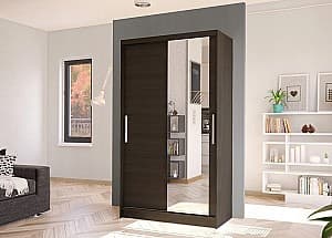 Шкаф купе Space Meble Costa VI 100x200x58 Шоколад