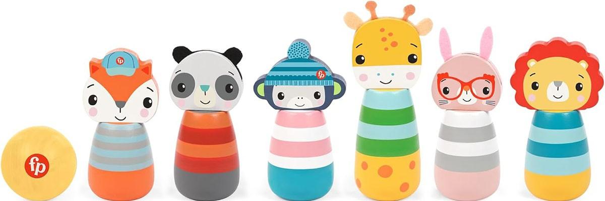 Набор игрушек Fisher price Wooden Character Skittles 72030A