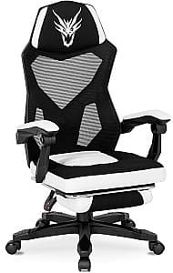 Игровое Кресло Mebel Elite Bing Белый/Черный