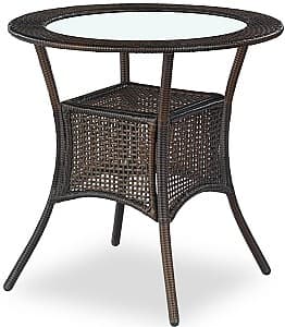 Стол для пикника Halmar Midas Темно-коричневый