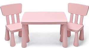Письменный стол Costway HW66810PI Розовый