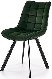 Scaun fier Halmar K332 Negru/Verde Inchis