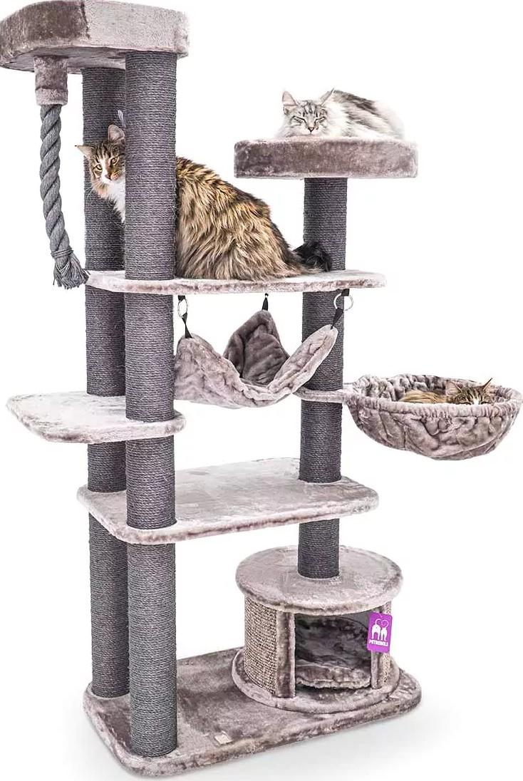 Ansamblu pentru pisici PETREBELS Scenic View 175 Cappuccino