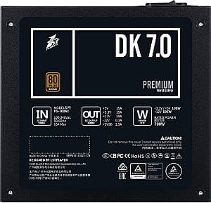 Блок питания 1STPLAYER DK 700W PREMIUM 0.7 Black (PS-700AX)