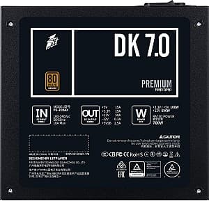 Sursa de alimentare 1STPLAYER DK 700W PREMIUM 0.7 Black (PS-700AX)