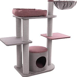 Ansamblu pentru pisici Flamingo ROSELLE STARLA Grey/Red 561390