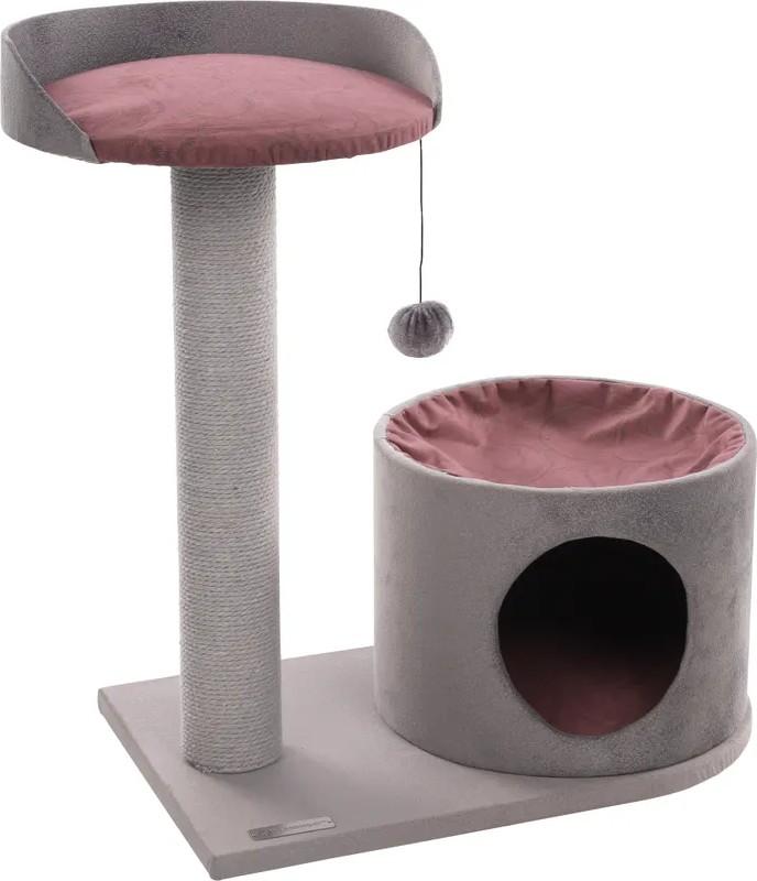 Когтеточка для кошек Flamingo KARA Grey/Red