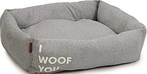 Лежак для собаки Beeztees WOOF YOU Grey