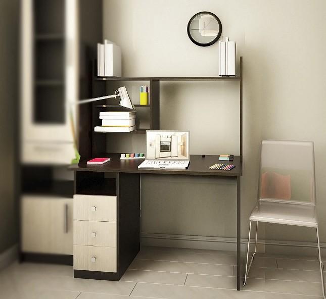 Masa pentru calculator PS PC-110 wenge/chamonix deschis