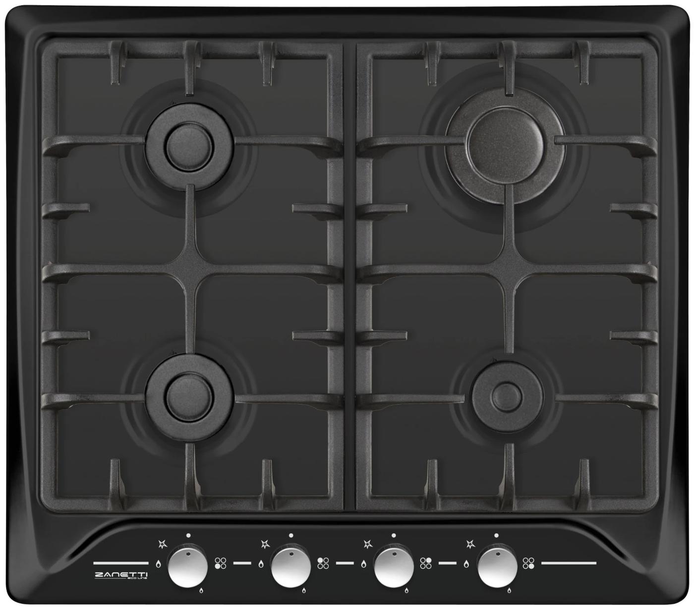 Plita pe gaz incorporabila ZANETTI  ECO 1120 Black