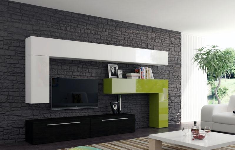 Стенка Indart Kubo 01 Green