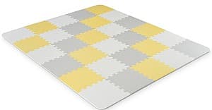 Covoras de joaca copii KinderKraft Luno Yellow
