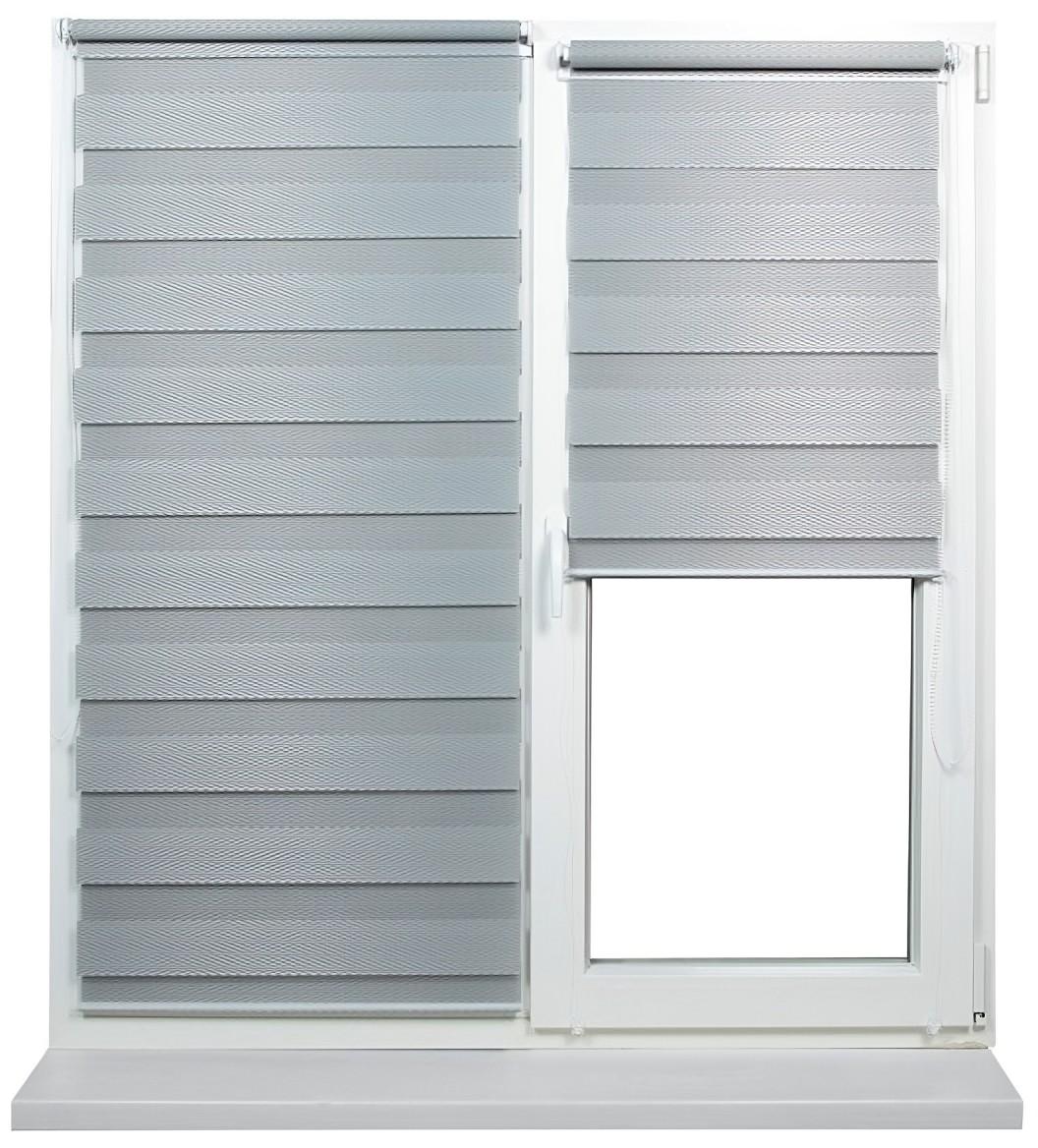 Jaluzele Dekora Zi-Noapte Gri 0.70x1.70m