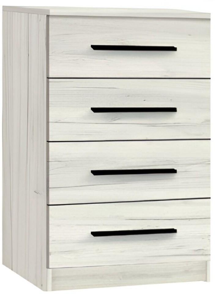 Comoda Modern Kenon 4S Stejar Craft Alb