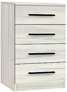 Comoda Modern Kenon 4S Stejar Craft Alb