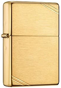 Bricheta Zippo Brushed Brass Vintage 240