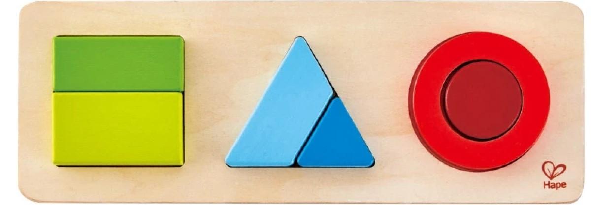 Jucarie interactiva Hape Geometry Puzzle (E1615A)