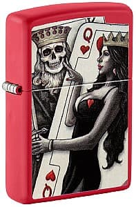 Зажигалка Zippo 48624 233 Skull King Queen Beauty