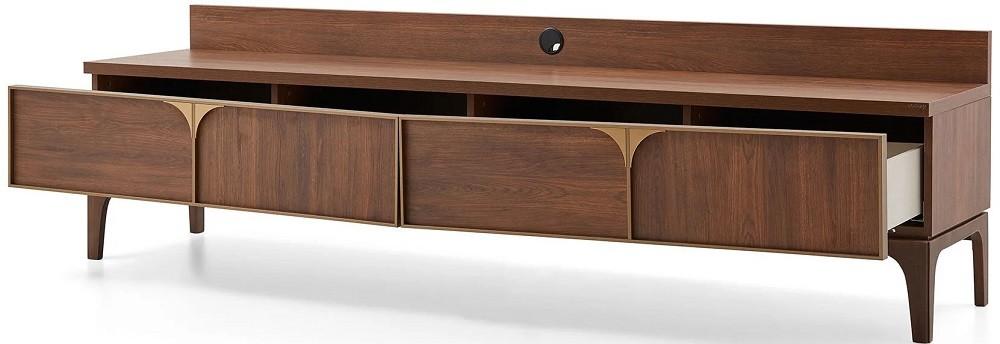 Tumba pentru televizor Dogtas GOLD 220cm Nuc (Maro)