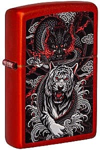 Bricheta Zippo 48933 49475 Dragon Tiger Design