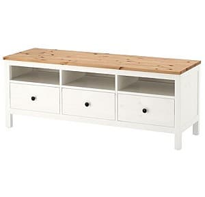 Tumba pentru televizor IKEA Hemnes White Light -Brown 148x47x57 cm