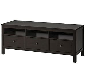 Tumba pentru televizor IKEA Hemnes Black-Brown 148x47x57 cm