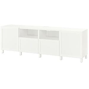 Тумба под телевизор IKEA Besta White/Hanviken/Stubbarp White