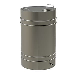 Butoi de inox Inox Zig 250 LT/ rotund Q125 (vertical busonat)