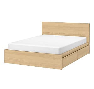 Pat IKEA Malm Lonset 160x200 (2 cutii depozitare)