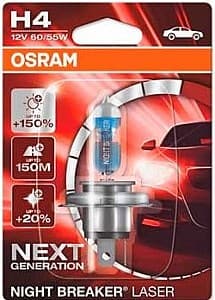 Lampa auto Osram H4 12V 60/55W Night Breaker Laser