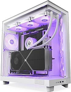 Корпус NZXT H6 Flow RGB White