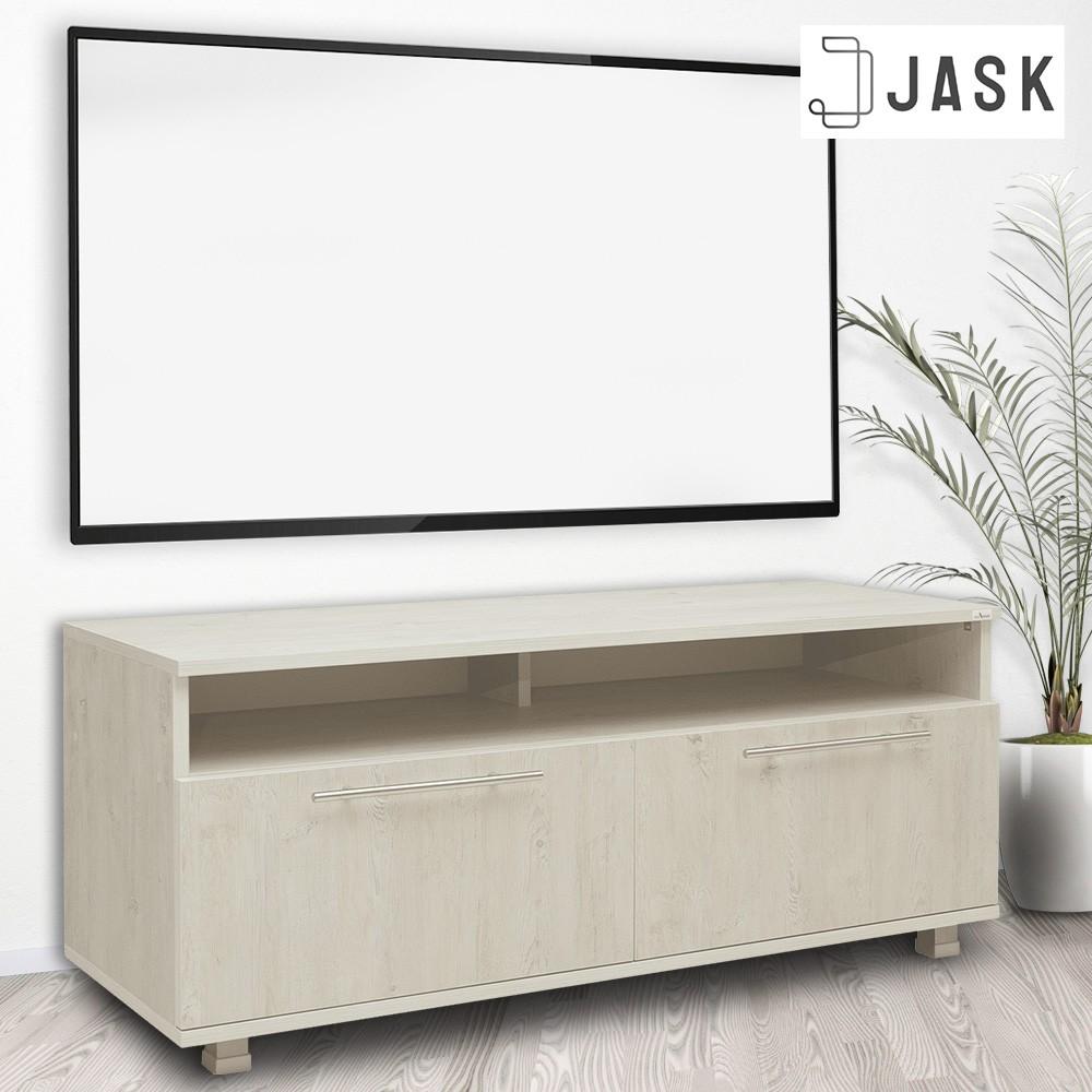 Tumba pentru televizor Jask Fogy Stejar Kraft Alb