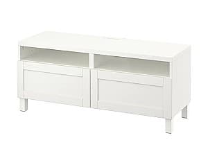 Тумба под телевизор IKEA Besta White/Hanviken/Stubbarp white