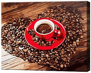 Tablou pe numere Art Gallery Dragostea de cafea, 30х40 cm