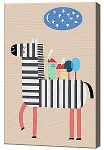 Tablou pe numere Art Gallery Zebra grafică, 20х30 cm