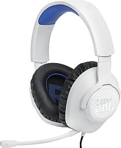 Игровые наушники JBL Quantum 100P White/Blue (JBLQ100PWHTBLU)