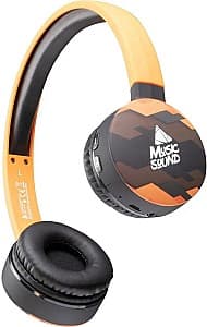 Наушники CellularLine Music Sound Black/Orange (BTMUSICSOUNDFAN213)