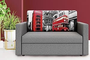 Canapea Space Meble Amerykanka Heven 120 London/Sawana21 Gri