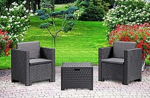 Set mobila de gradina BICA Colorado Terrace (Graphite)