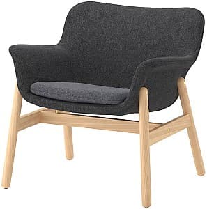 Fotoliu IKEA Vedbo Gunnared Gri inchis